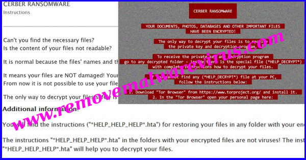 remove Cerber virus Delete Cerber virus From Contaminated Windows Computer 