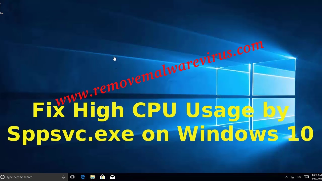 Fix High CPU Usage by Sppsvc.exe on Windows 10