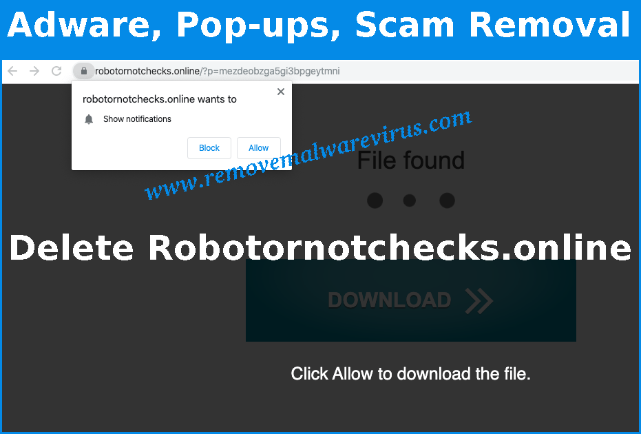 Löschen Sie Robotornotchecks.online