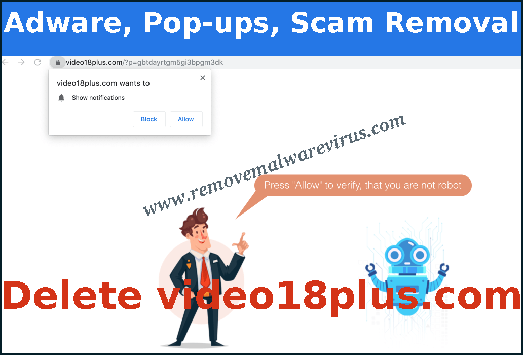 Delete video18plus.com