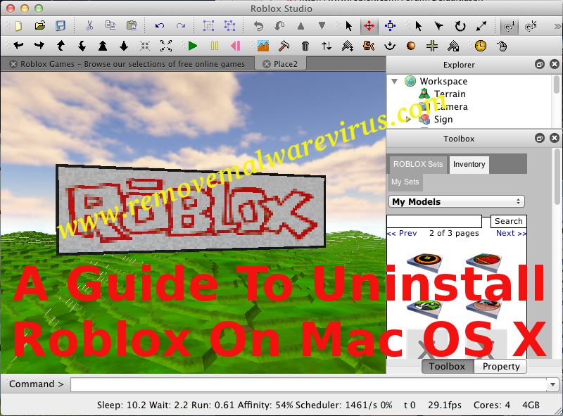 Uninstall Roblox On Mac OS X